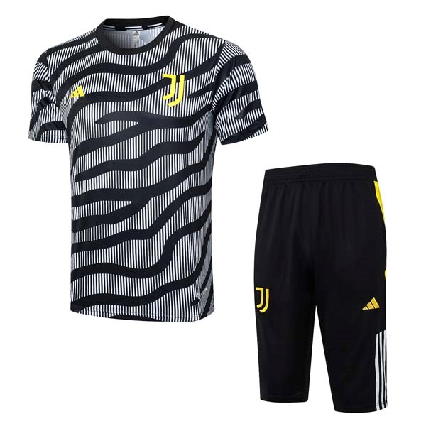 Trikot Entrainement Juventus Komplett Set 2023-24 Grau